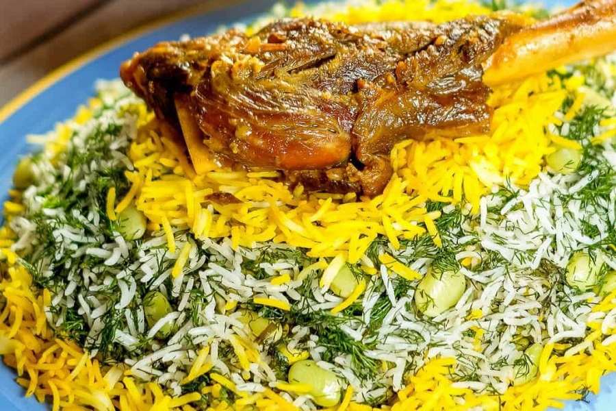 طرز تهیه باقالی پلو با گوشت گوسفندی و گوساله
